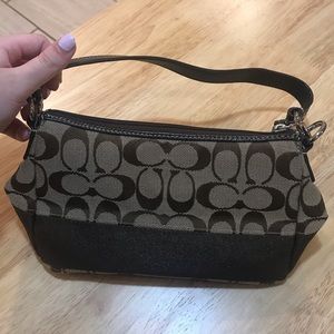Small Coach Signature Canvas Purse